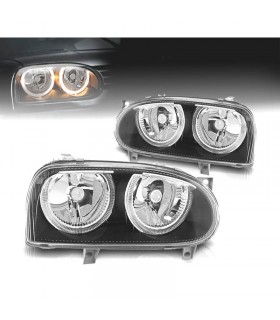 DW FAROS VOLKSWAGEN VW GOLF 3 OJOS ANGEL FONDO NEGRO H7 H7 R147457C1