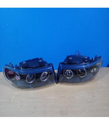 DW FAROS SEAT LEON TOLEDO 1M OJOS ANGEL 99-05 FONDO NEGRO LED R145122C4
