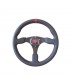 CX VOLANTE PIEL NEGRA RIBETE ROJO R020021C1