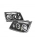 DW FAROS VOLKSWAGEN VW BORA 98-05 OJOS ANGEL FONDO NEGRO R145090C1