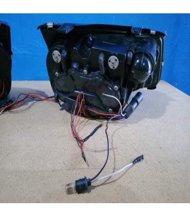 DW FAROS VOLKSWAGEN VW BORA 98-05 OJOS ANGEL FONDO NEGRO R145090C1