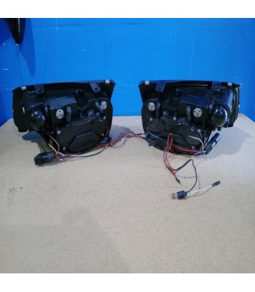 DW FAROS VOLKSWAGEN VW BORA 98-05 OJOS ANGEL FONDO NEGRO R145090C1