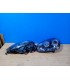 DW FAROS VOLKSWAGEN VW GOLF 5 03-08 JETTA 05-10 OJOS DE ANGEL LUZ DIURNA LED + CCFL FONDO NEGRO R145792C6