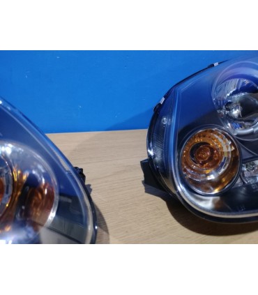DW FAROS VOLKSWAGEN VW GOLF 5 03-08 JETTA 05-10 OJOS DE ANGEL LUZ DIURNA LED + CCFL FONDO NEGRO R145792C6