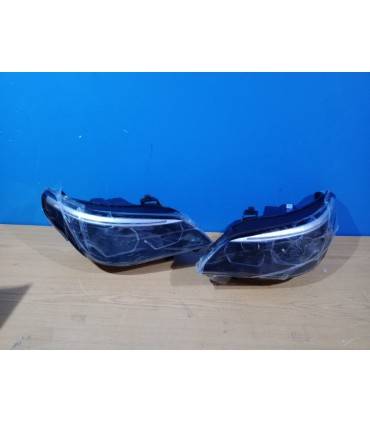 CX FAROS BMW E60 E61 03-07 ANGEL EYES LED U HALO FONDO NEGRO R020188C8