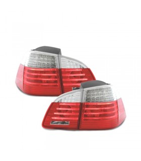 CX PILOTOS BMW E61 TOURING 03-07 ROJO CROMO LED R145000C1
