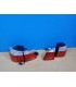 CX PILOTOS BMW E61 TOURING 03-07 ROJO CROMO LED R145000C1