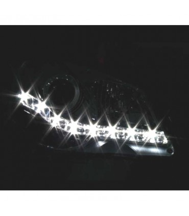 DW FAROS PARA VOLKSWAGEN VW POLO 9N3 05-09 LUZ DIURNA FONDO NEGRO R145373C1
