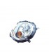 AZ FARO IZQ MINI R56 06-10 FUNDO CROMO INTERMITENTE NARANJA R020113C2
