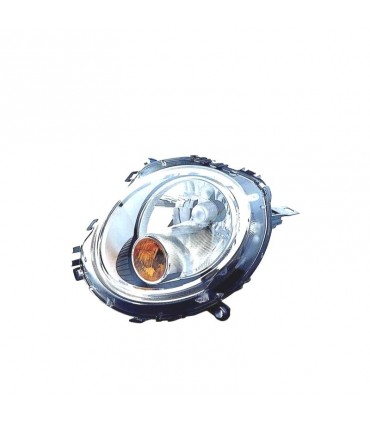 AZ FARO IZQ MINI R56 06-10 FUNDO CROMO INTERMITENTE NARANJA R020113C2