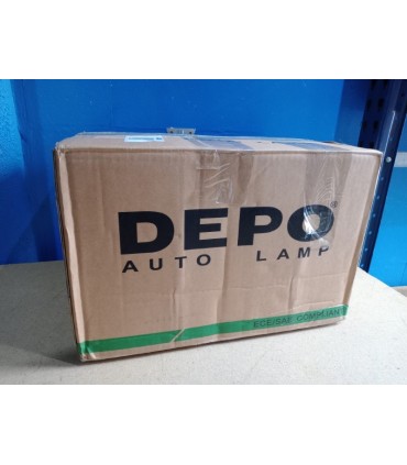 AZ FARO IZQ MINI R56 06-10 FUNDO CROMO INTERMITENTE NARANJA R020113C2