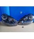 ZA FAROS VOLKSWAGEN VW GOLF 5 03-08 JETTA 05-10 OJOS DE ANGEL LUZ DIURNA LED + CCFL FONDO NEGRO R145792C7