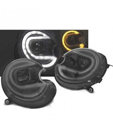 BY FAROS XENON MINI COOPER 06-14 LED NEGRO R012159C1