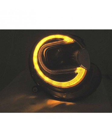 BY FAROS XENON MINI COOPER 06-14 LED NEGRO R012159C1