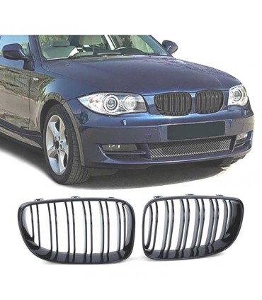 DC PARRILLAS DOBLE BMW E87 E82 E88 07-11 LOOK M NEGRO BRILLANTE R148657C1