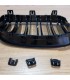 DC PARRILLAS DOBLE BMW E87 E82 E88 07-11 LOOK M NEGRO BRILLANTE R148657C1