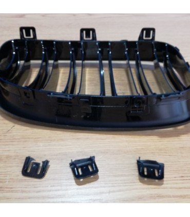 DC PARRILLAS DOBLE BMW E87 E82 E88 07-11 LOOK M NEGRO BRILLANTE R148657C1