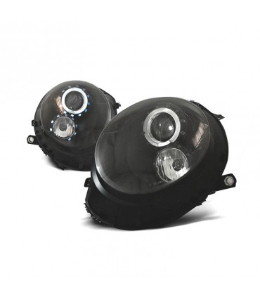 GF FARO DCH MINI COOPER R56 R57 06-14 OJOS ANGEL FONDO NEGRO R146835C1