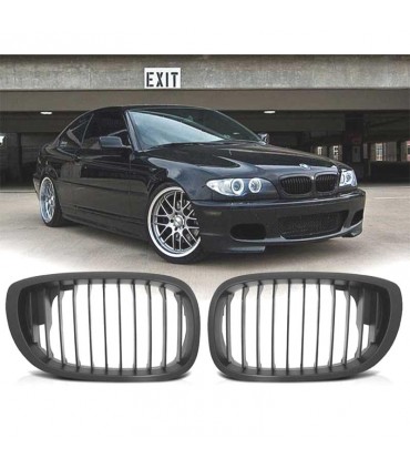 BY PARRILLAS BMW E46 03-06 COUPE CABRIO NEGRO MATE C020087C2