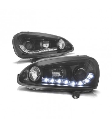 FARO DCH VOLKSWAGEN VW GOLF MK5 03-08 FONDO NEGRO LUZ DIURNA LED R145322C2
