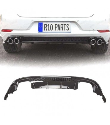 HG DIFUSOR VOLKSWAGEN VW GOLF 7.5 17-20 LOOK R NEGRO BRILLO C012403C1