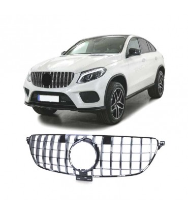 BY PARRILLA MERCEDES GLE COUPE C292 15-19 LOOK GT-R PANAMERICANA CROMO NEGRO CAMARA C030115C5