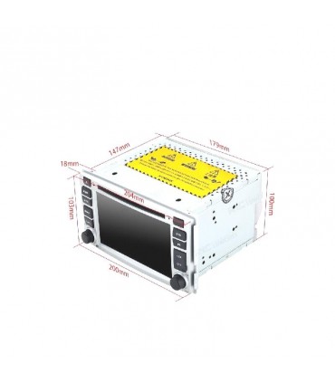 DW RADIO GPS ANDROID 12 HYUNDAI SANTA FE 06-12 M000350L1