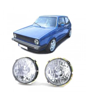 UF FARO VOLKSWAGEN VW GOLF MK1 74-83 FONDO CROMO R147727C1