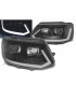 FAROS VOLKSWAGEN VW T5 10-15 NEGROS TUBE LIGHT CON INTERMITENTES LED DINAMICO R012895C1