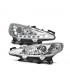SH FAROS PEUGEOT 207 06-12 LUZ LED DIURNA FONDO CROMO R145868C1