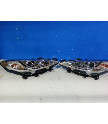 SH FAROS PEUGEOT 207 06-12 LUZ LED DIURNA FONDO CROMO R145868C1