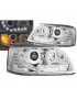 KJ FAROS VOLKSWAGEN VW T5 03-09 DAYLIGHT CROMADOS CON INTERMITENTE LED R012882C1