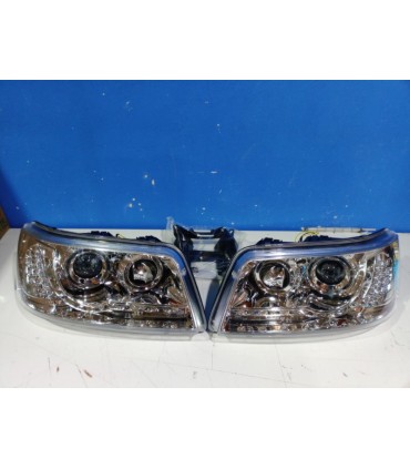 KJ FAROS VOLKSWAGEN VW T5 03-09 DAYLIGHT CROMADOS CON INTERMITENTE LED R012882C1