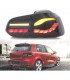 PILOTOS FULL LED VOLKSWAGEN VW GOLF 6 08-12 LIGHT BAR OLED ROJO DINAMICOS AHUMADOS R022074C1