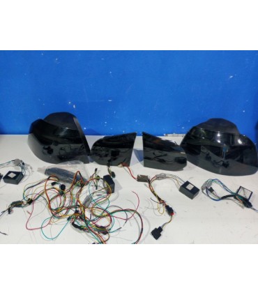PILOTOS FULL LED VOLKSWAGEN VW GOLF 6 08-12 LIGHT BAR OLED ROJO DINAMICOS AHUMADOS R022074C1