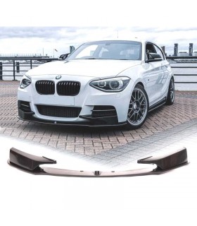 BY SPOILER LIP FRONTAL BMW F20 F21 11-15 LOOK M PERFORMANCE NEGRO BRILLO C010323C1