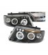 ML FAROS VOLKSWAGEN VW PASSAT 3B 96-00 OJOS ANGEL + LED FONDO NEGRO R145128C1
