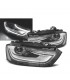 FAROS AUDI A4 B8 12-15 DRL NEGROS R012406C1