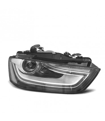 FAROS AUDI A4 B8 12-15 DRL NEGROS R012406C1