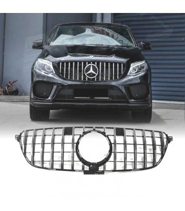 DW PARRILLA MERCEDES GLE COUPE C292 15-19 GT-R PANAMERICANA CAMARA CROMO NEGRO C030115C1