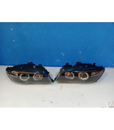 EV FAROS XENON BMW E46 2 PUERTAS 03-06 OJOS ANGEL CCFL FONDO NEGRO R144941C4