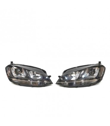 DW FAROS XENON VOLKSWAGEN VW GOLF 7 MK7 12-17 LUZ DIURNA DRL NEGRO R010735C1