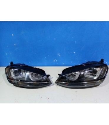 DW FAROS XENON VOLKSWAGEN VW GOLF 7 MK7 12-17 LUZ DIURNA DRL NEGRO R010735C1