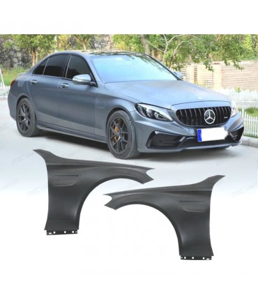 VE KIT 2 ALETAS MERCEDES W205 C205 14- LOOK AMG C63 METAL C012473C1