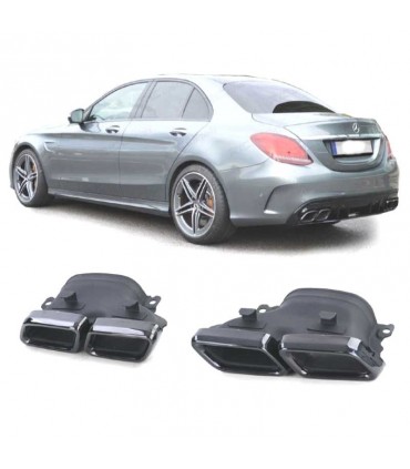 BA COLAS ESCAPE MERCEDES CLASE C W205 14-18 LOOK C63 AMG R012266C1